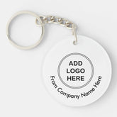 Personalized Acrylic Business Keychain | Custom Key Chains