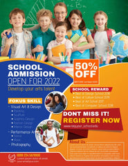 Custom Flyers Printing - New Admissions 2025