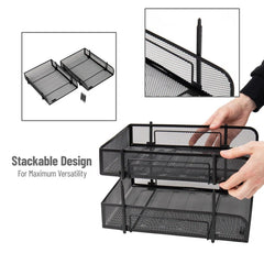 Stackable Paper Tray – Efficient File Storage for Office & Home