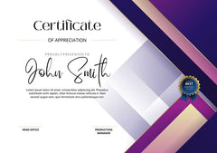 Certificates of Appreciation | Fine Quality Printing (Min. 100 pcs)