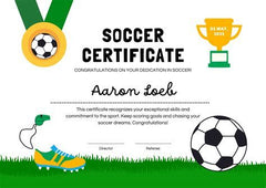 Custom Sports Certificate | Online Certificates Printing in Pakistan