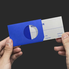 Folded Business Cards