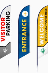 Custom Feather Flags & Banners Printing | Personalized Feather Banners