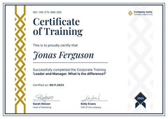 Custom Certificate of Achievement | Online Certificate Printing - Lahore