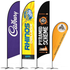 Custom Feather Flags & Banners Printing | Personalized Feather Banners