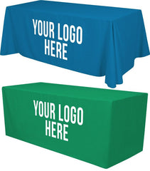 Custom Table Cloths | Fitted Table Cloths with Logo