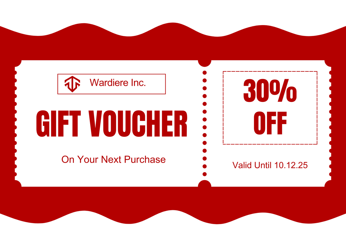 Red Design Gift Voucher