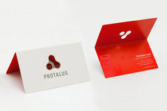 Folded Business Cards