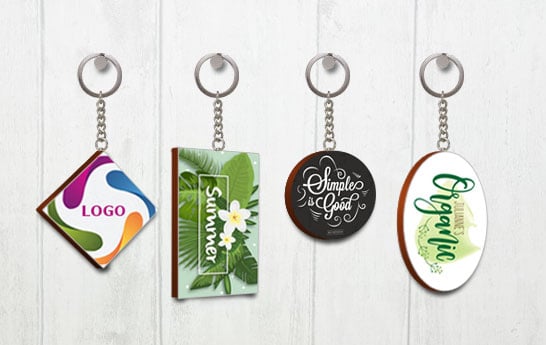 Personalized Acrylic Business Keychain | Custom Key Chains