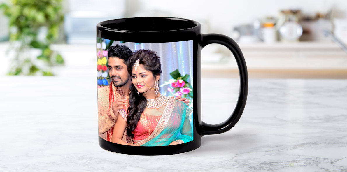 Custom Mugs Black