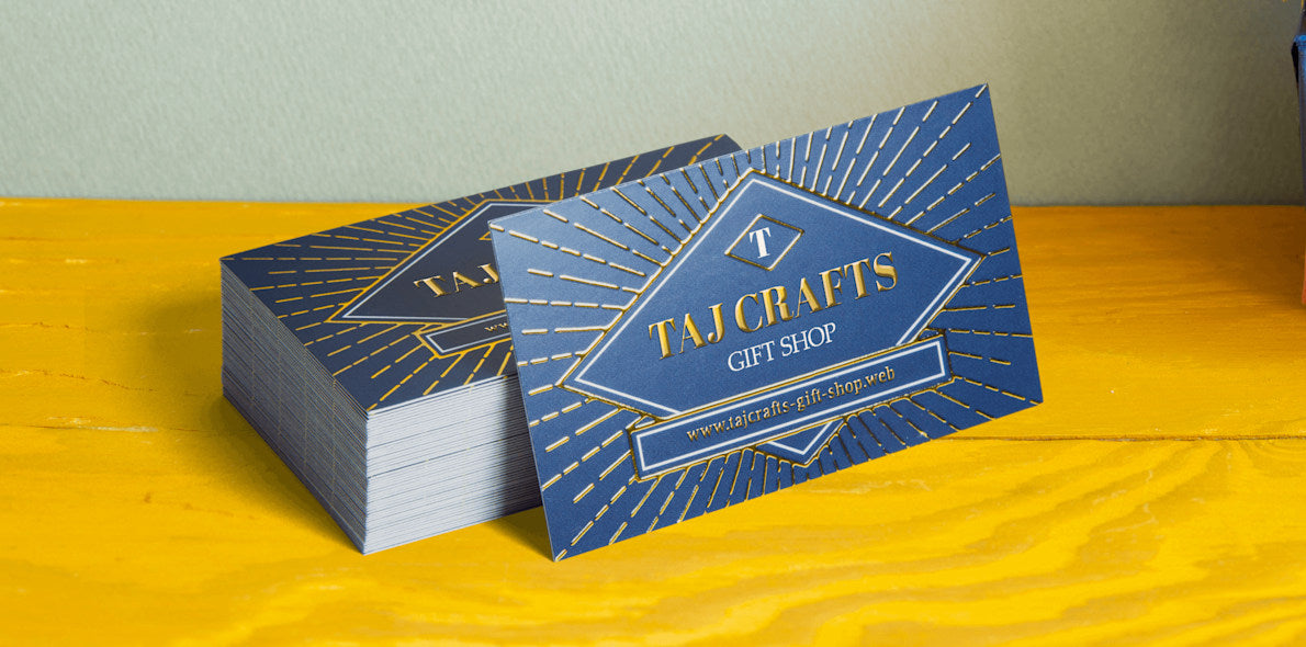 Raised Foil Visiting Cards