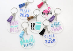 Personalized Acrylic Business Keychain | Custom Key Chains